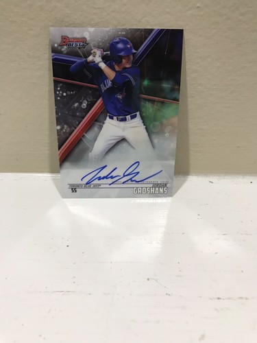 2018 Bowmans Best Jordan Groshans Auto Blue Jays