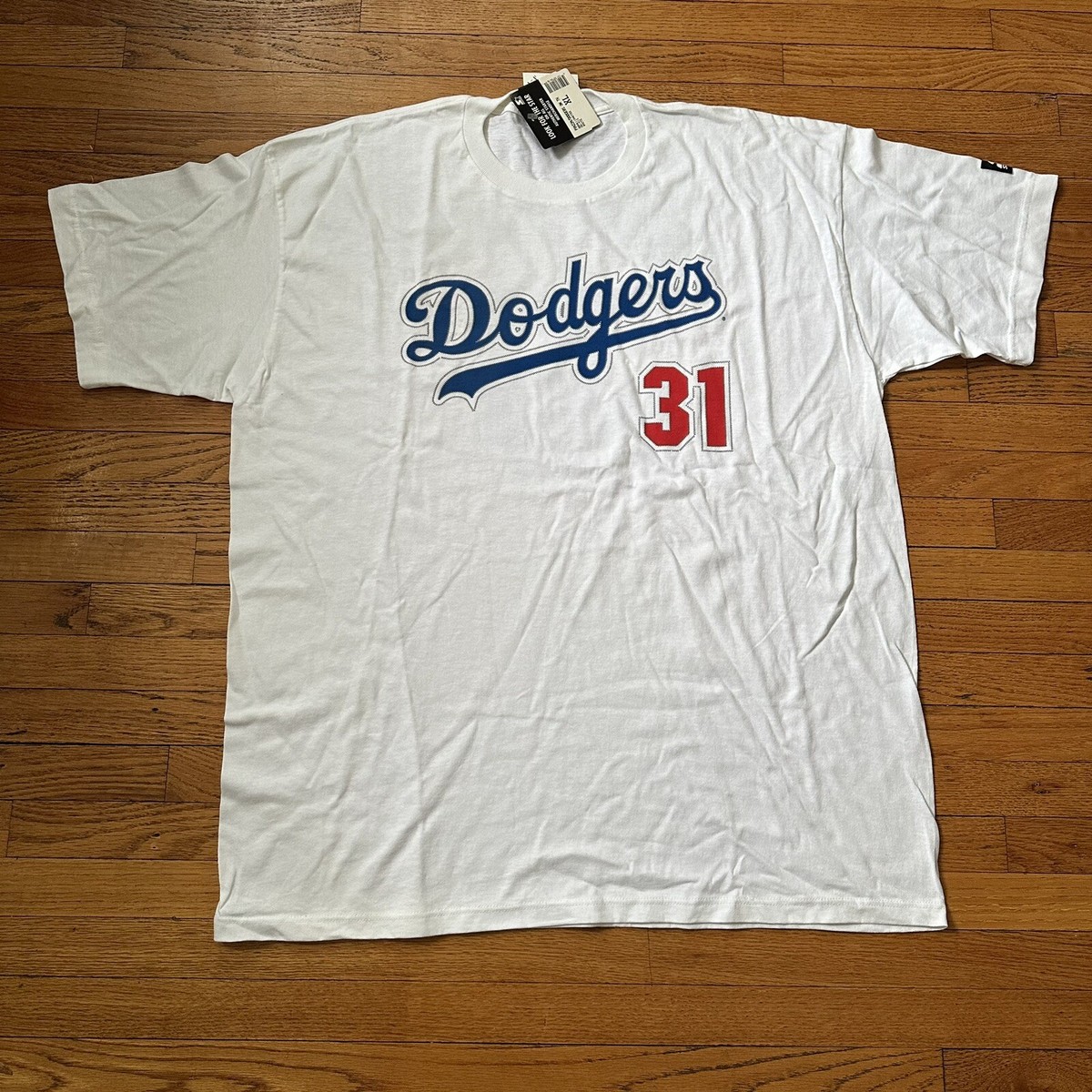 NWT Vintage 1997 Starter Los Angeles Dodgers Mike Piazza Jersey T