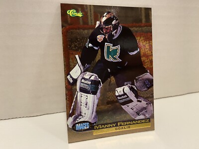 1995 Classic Images Gold Manny Fernandez #24 Hockey Card NHL