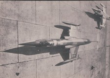 Deutsche Bundeswehr Postkarte c.1959 1960 Merkel Verlag Luftwaffe F-104G  selten