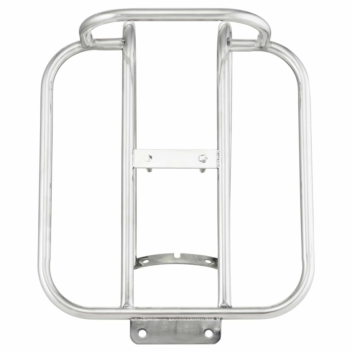 Panier Porte-bagages Chrome Pour Vespa Acma 125 - Années 1951-1955 - Dimensions 400x190x190 Mm