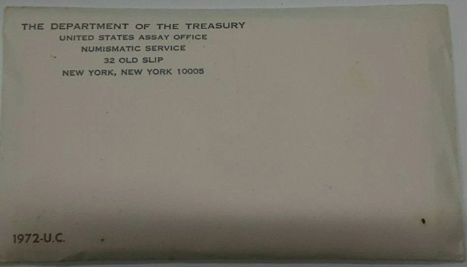 1972 P & D US Mint Set United States Original Government Packaging   - Image 2 of 2