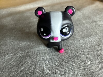 Littlest Pet Shop LPS Series 1 Black & White Midnight Bearly Cub | eBay