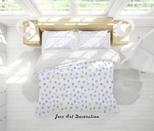 3D Fresh Star Pattern Quilt Cover Set Duvet Cover Bedding Pillowcases