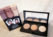 SMASHBOX Step-by-Step Contour Kit Bronze Highlight powder trio 0.21 oz 6 g NIB