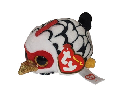 TY Teeny Ty Beanie Boo Rory Rooster – Buntes Hahn-Plüschtier, Süß & Kuschelig