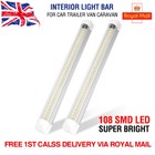 108 LED 12V ON/OFF Switch Interior Light Strip Bar 12 VOLT Car Caravan Van Bus