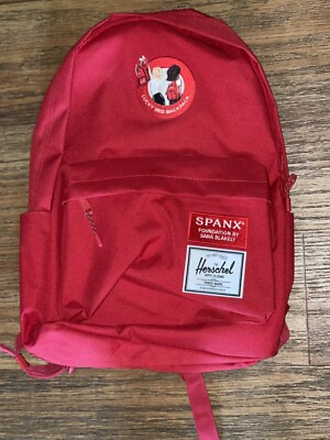 Herschel supply Spanx The Lucky Full size Red canvas backpack