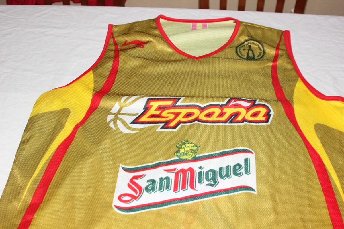 CAMISETA OFICIAL VINTAGE BALONCESTO SELECCION ESPAÑA ÑI NING TALLA - Main Image