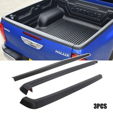 Tub Side Tailgate Cover Bed Rail Cap Protector for Toyota Hilux Dual Cab 2015-20
