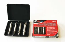 2 ATE PRO 4pc DAMAGED SCREW REMOVER EXTRACTOR SETS S2 ALLOY STEEL EASY OUTS BIT