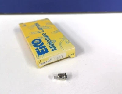 2-PK 330 14V 1.12W .08A 1500-HR MINIATURE BULB Light LAMP 2-Bulbs NEW EiKO 28567