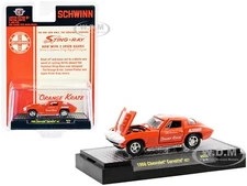 1966 CHEVROLET CORVETTE 427 #68 "SCHWINN ORANGE KRATE" 1/64 MODEL M2 31500-HS35