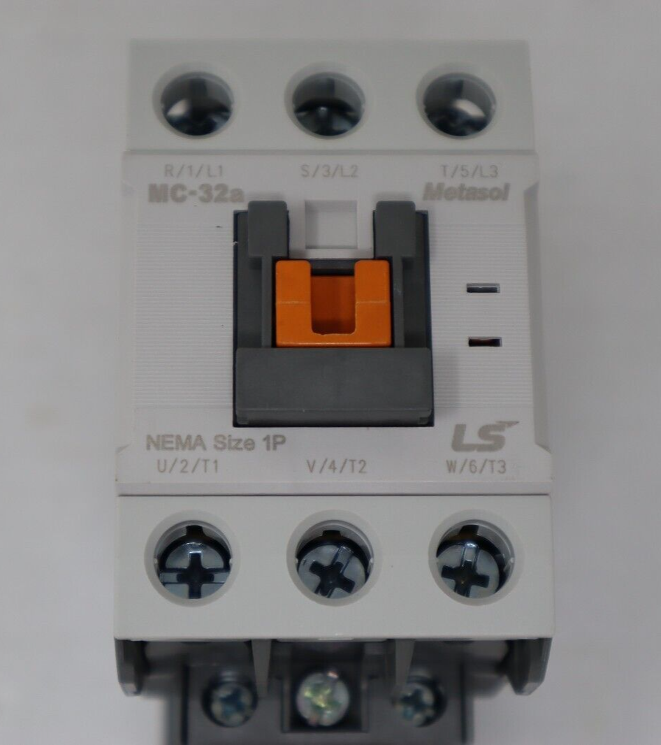 LS Electric Metasol MC32A-30-22 K7- S-E Contactor 32A 120V Coil 1336012900