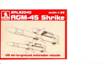 Brengun Models 1/32 U.S. AGM-45 SHRIKE MISSILE U.S. Air to Ground Missile