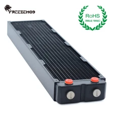 FreezeMod 480mm G1/4" Copper Radiator 45mm Thick for PC Water Cooling TSRP-HP45