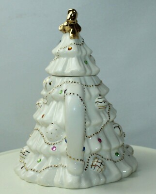Yokinndama　Xmas Sales 3点 LENOX THE JEWELED CHRISTMAS TREE TEAPOT 2003 | eBay