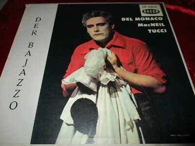 2-LP-BOX-R.Leoncavallo--DER BAJAZZO-Mario Del Monaco-G.Tucci--F.M.Pradelli-Gut !