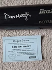 Yankee Great Don Mattingly  Signed Bat and Baseball