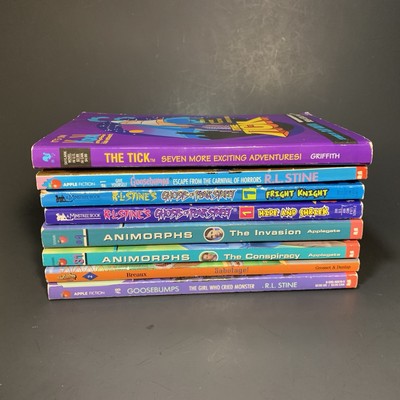 Animorphs, Goosebumps, Fear Street, The Tick, Rollercoaster 90s Book Lot 8