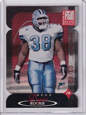 DEON DYER 2000 DONRUSS ELITE STATUS DIE CUT ROOKIE #192 SERIAL #3/62