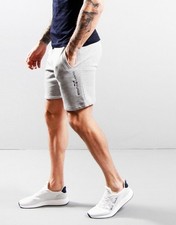 TOMMY HILFIGER Men's Tommy Logo Sweat Shorts Light Grey Heather Size L/ BNWT