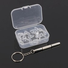 Push In Nose Pads for Eyeglass Anti-Slip Silicone Glasses Spectacles Soft