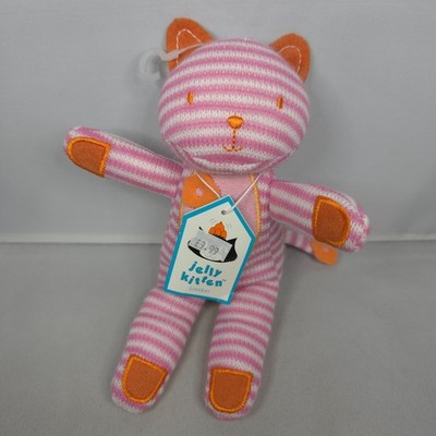 Brandneu mit Etikett Jellycat - Giggling Kitty - Katze Plüschtier Kuscheltier 7,5 Zoll Jelly Kitten (ohne Ton)