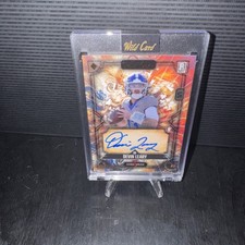 💥- 2024 Wild Card 5 Card Draw - DEVIN LEARY - 1/1 Rookie Auto -💥