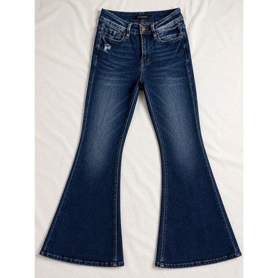 Flying Monkey dark wash super flare / bell bottom jeans