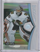 2023/24 UD SYNERGY JAXSON STAUBER GOLD ACETATE ROOKIE PARALLLEL RC #104 #d/24