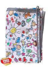 Yorni High Chair Splat Mat Family 57x118in