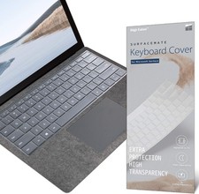 Clear TPU Keyboard Cover for 2024-2026 Surface Laptop 13.8"/15" - Water Resis...