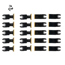 LABLT 20PCS Oscillating Coated Multi Tool Blades Kit for Metal Wood and Plastic