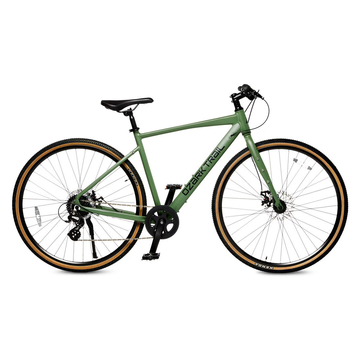 Ozark Trail 700C G.1 Explorer Flat Bar Gravel Bike, Large Frame
