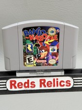Banjo-Kazooie (Nintendo 64 N64, 1998) Authentic - Very Good Condition - Cleaned