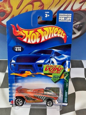 Hot Wheels 2002 Cold Blooded 2/4 076 Speed Shark ORANGE 5SP Malaysia