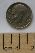 1990 United States of America dime coin