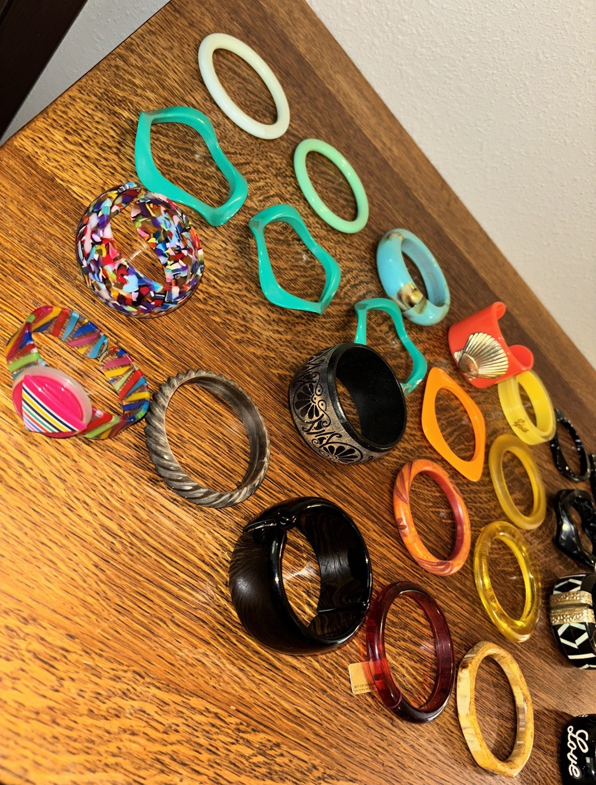 Bangle Bracelet Bundle – Boho Retro Statement Res… - image 14