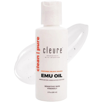100% Pure Emu Oil - Multi-Purpose for Dry Skin, Muscle & Joint Relief, and Nail 
