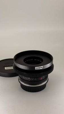 Duclos Cine Leica R 50mm Lens, EF Mount leitax made in Germany