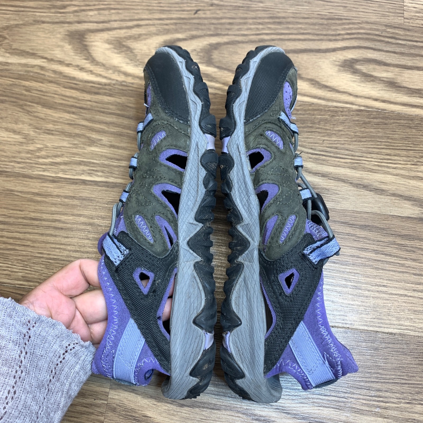 Merrell donna taglia 8 sandali da trekking impermeabili antiscivolo scarpa Castle Rock J65252