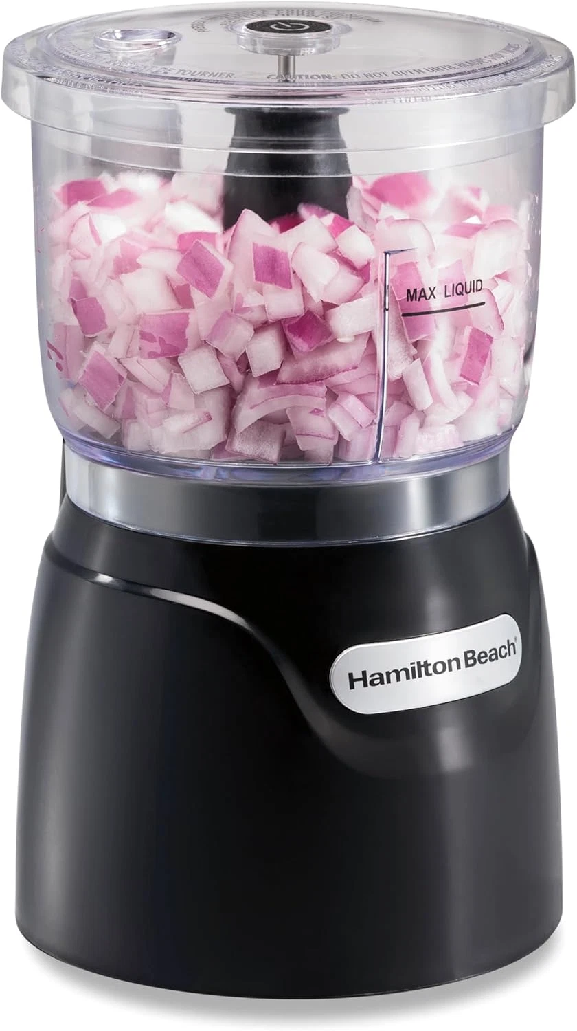 Hamilton Beach 3-Cup Electric Vegetable Chopper & Mini Food Processor, Black
Opens in a new window o