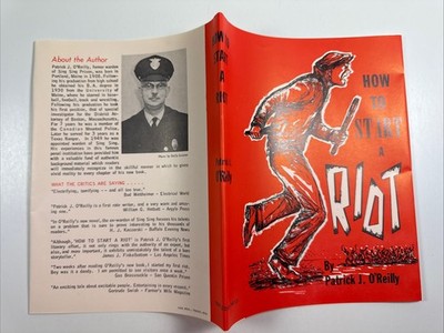 HOW TO START A RIOT comic book dust jacket cover Reginald Leister Parody 1959