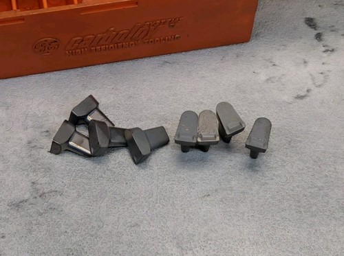 ​GE Carboloy T-LOCK 187R015E34 Carbide Grooving Inserts .187" Lot of 8 Box - Afbeelding 4 van 7