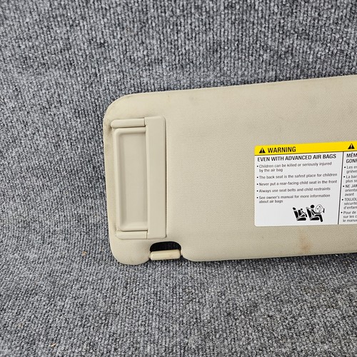 2004-2014 Nissan Titan Armada Sun Visor Passenger Right Side Beige Sunvisor OEM - Picture 6 of 9