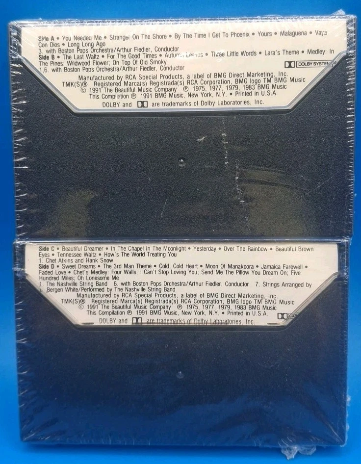 (2) Chet Atkins The Romantic Guitar Cassette Tapes CEC-1 CEC-2 SEALED NEW NOS - Image 2 of 3