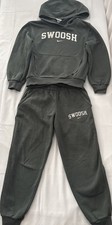 Nike 2 Piece Sweatsuit Boys Size Small Sage Green EUC