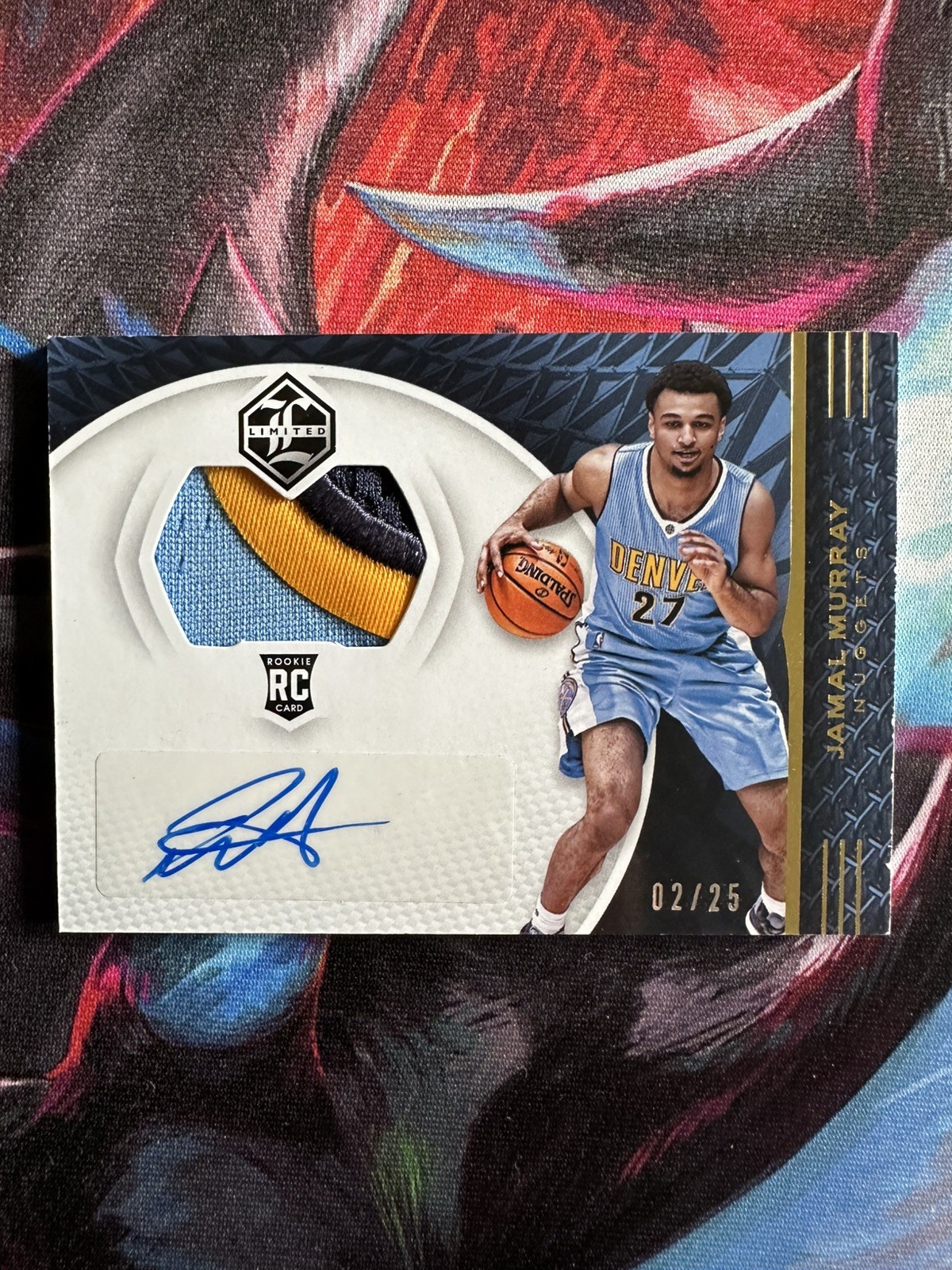 2016-17 Panini Limited Jamal Murray RPA RC  Rookie Patch Auto /25!
