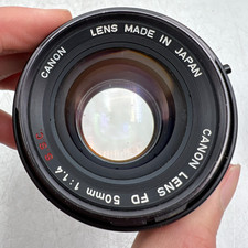 Canon FD SSC 50mm F1.4 Canon FD Mount Lens For SLR/Mirrorless Cameras Fungus